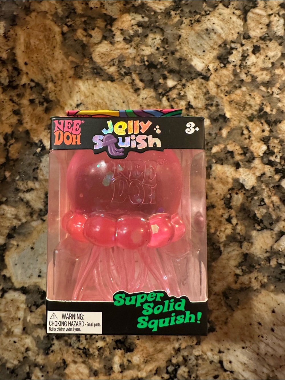 NEE DOHJolly Squishy Pink Super Solid Squishy Jelly Toy